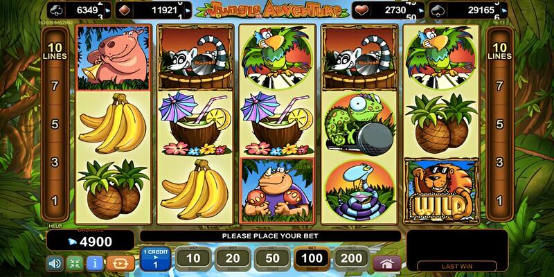 Slots game Jungle Adventure