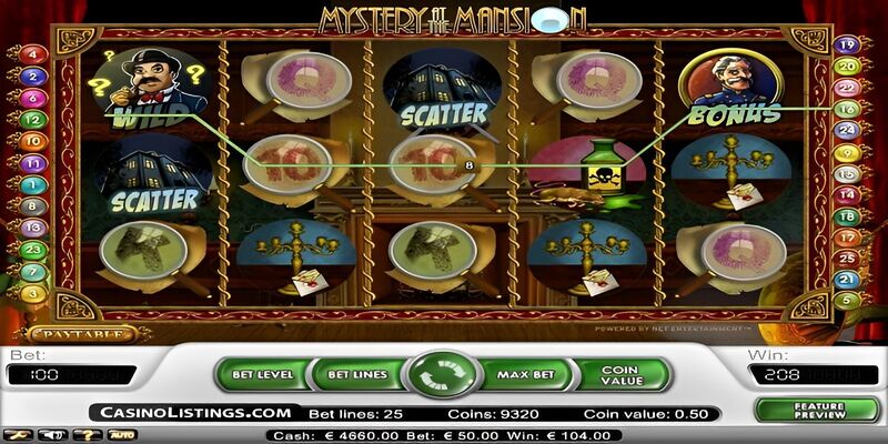 Slots game Mystery Mansion